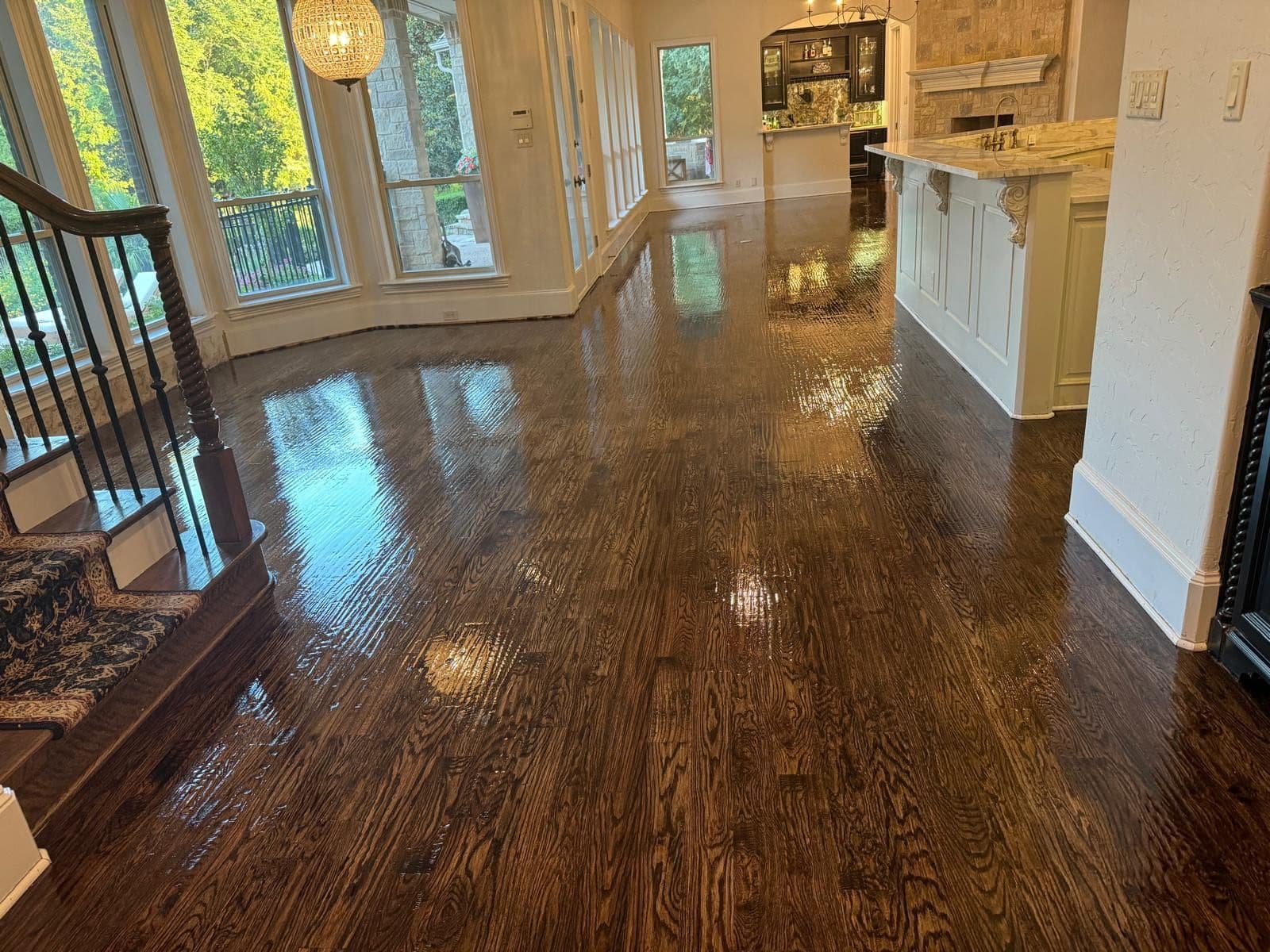 Hardwood Floor Refinishing Reveals a Dazzling New Look image