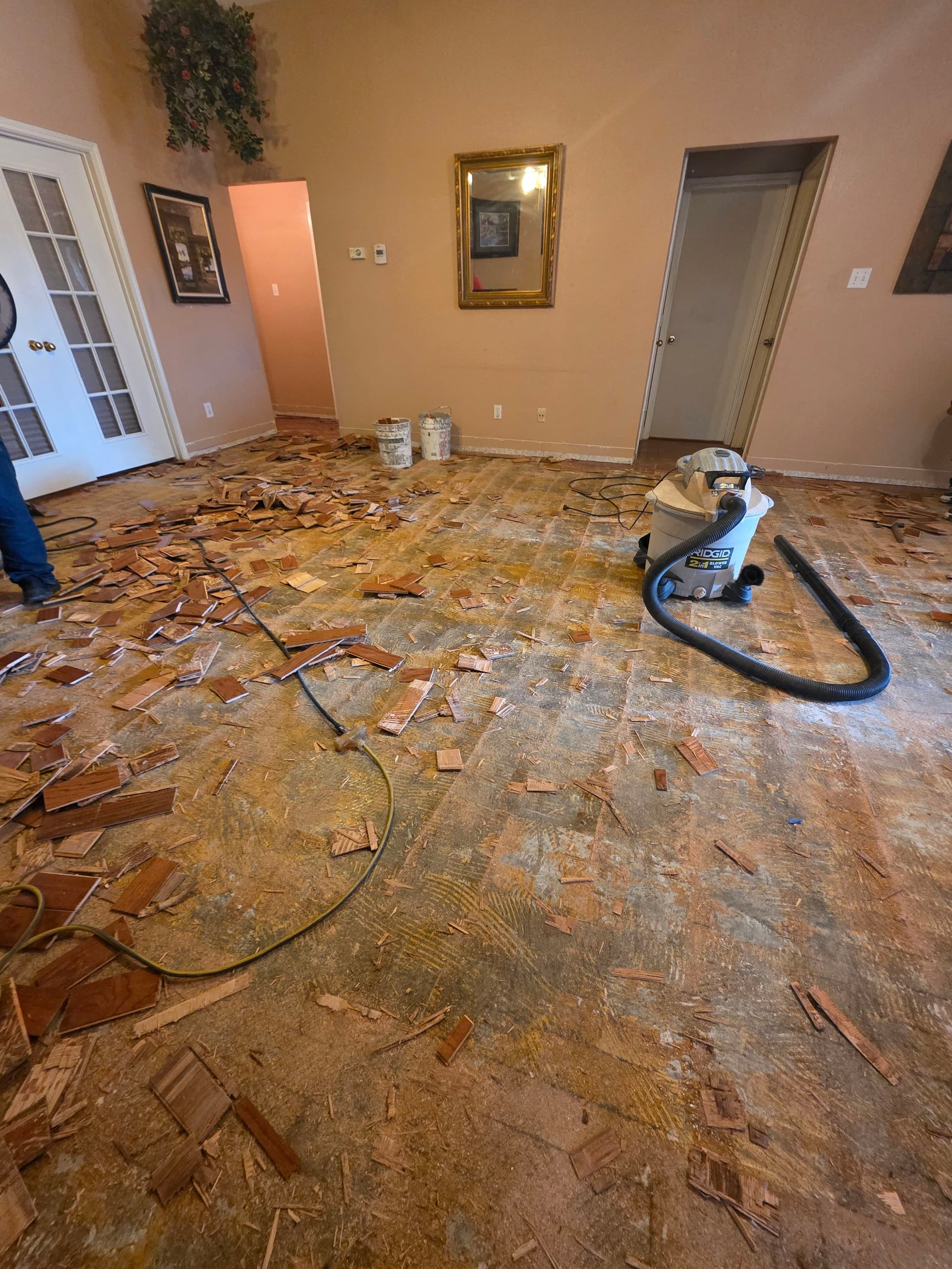 Gallery photos for Living Room and Kitchen Get a Full LVP Floor Overhaul: Image #3