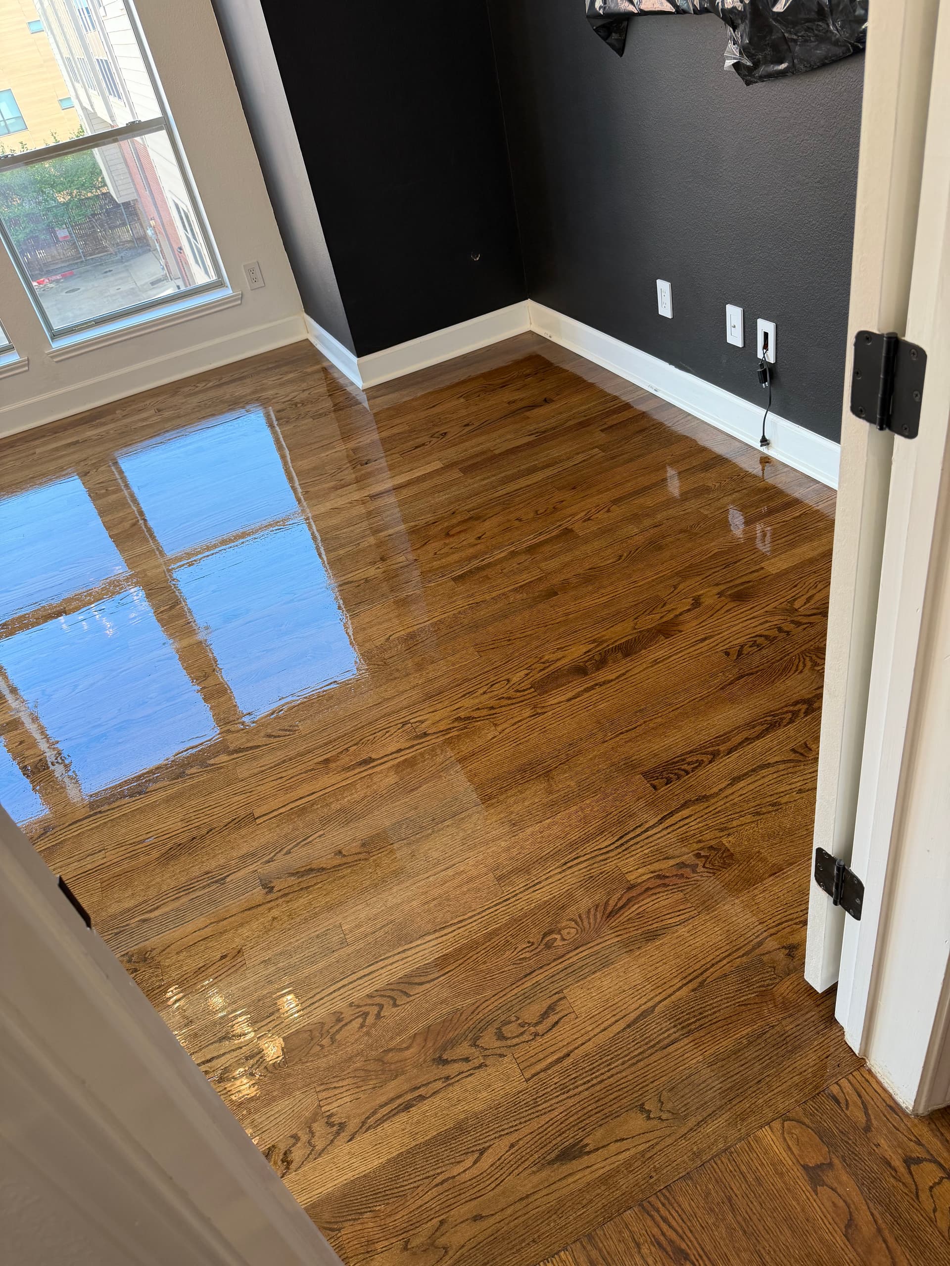 Gallery photos for Hardwood Floor Install and Stain Done Right: Image #1