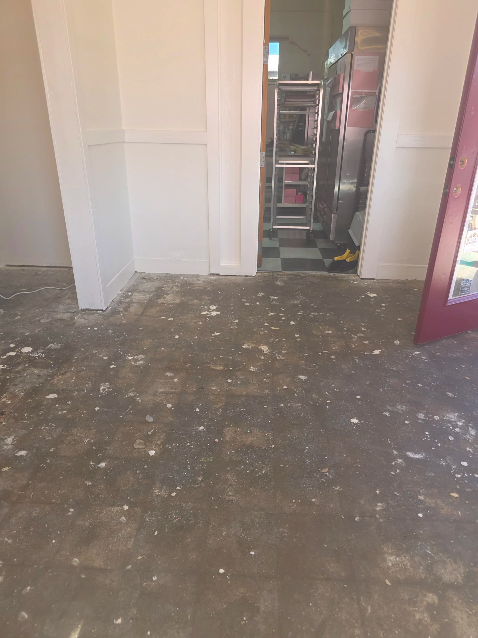 Gallery photos for Commercial Plank Flooring Install at Bittersweet Bakery in Waxahachie: Image #2