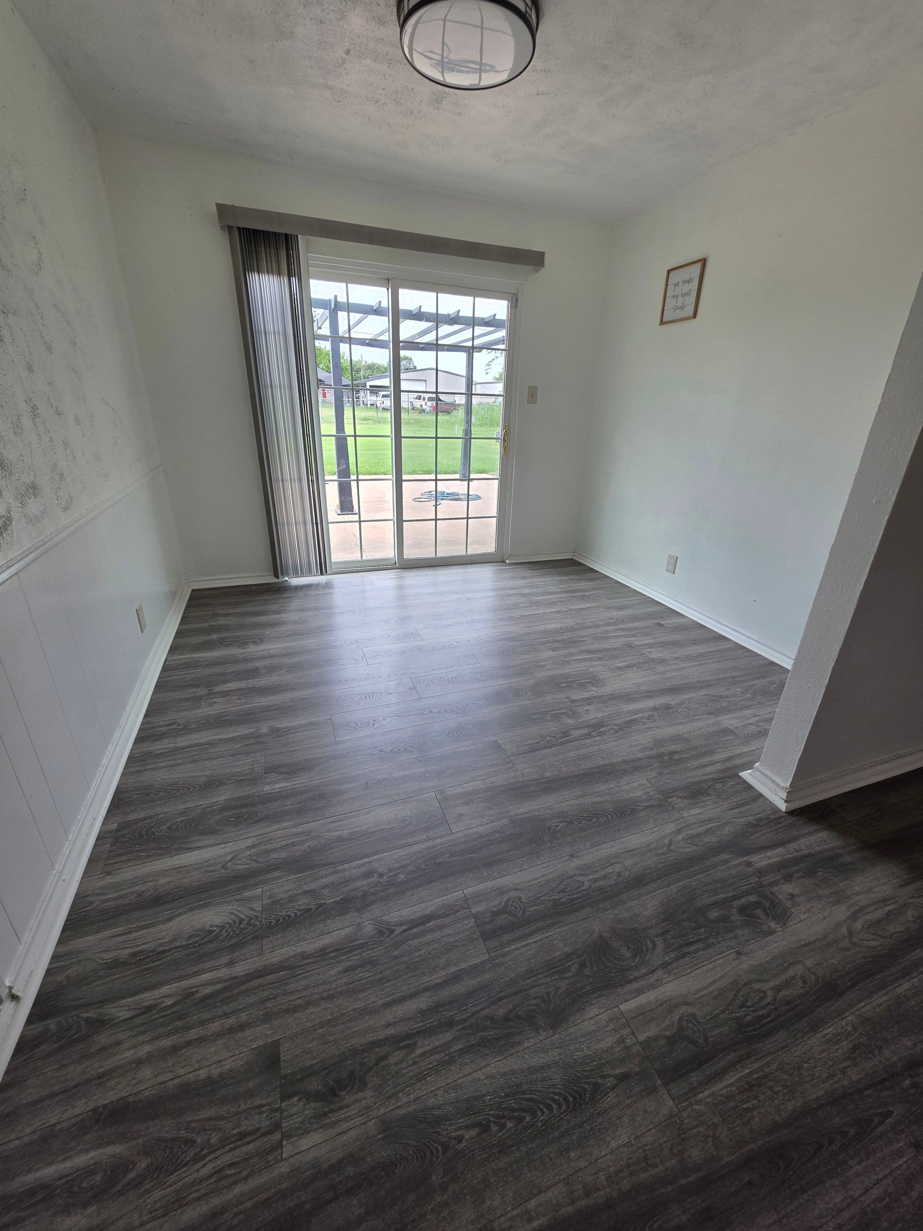 Project Gray-Tone Laminate Floors Installed Throughout Waxahachie Home image