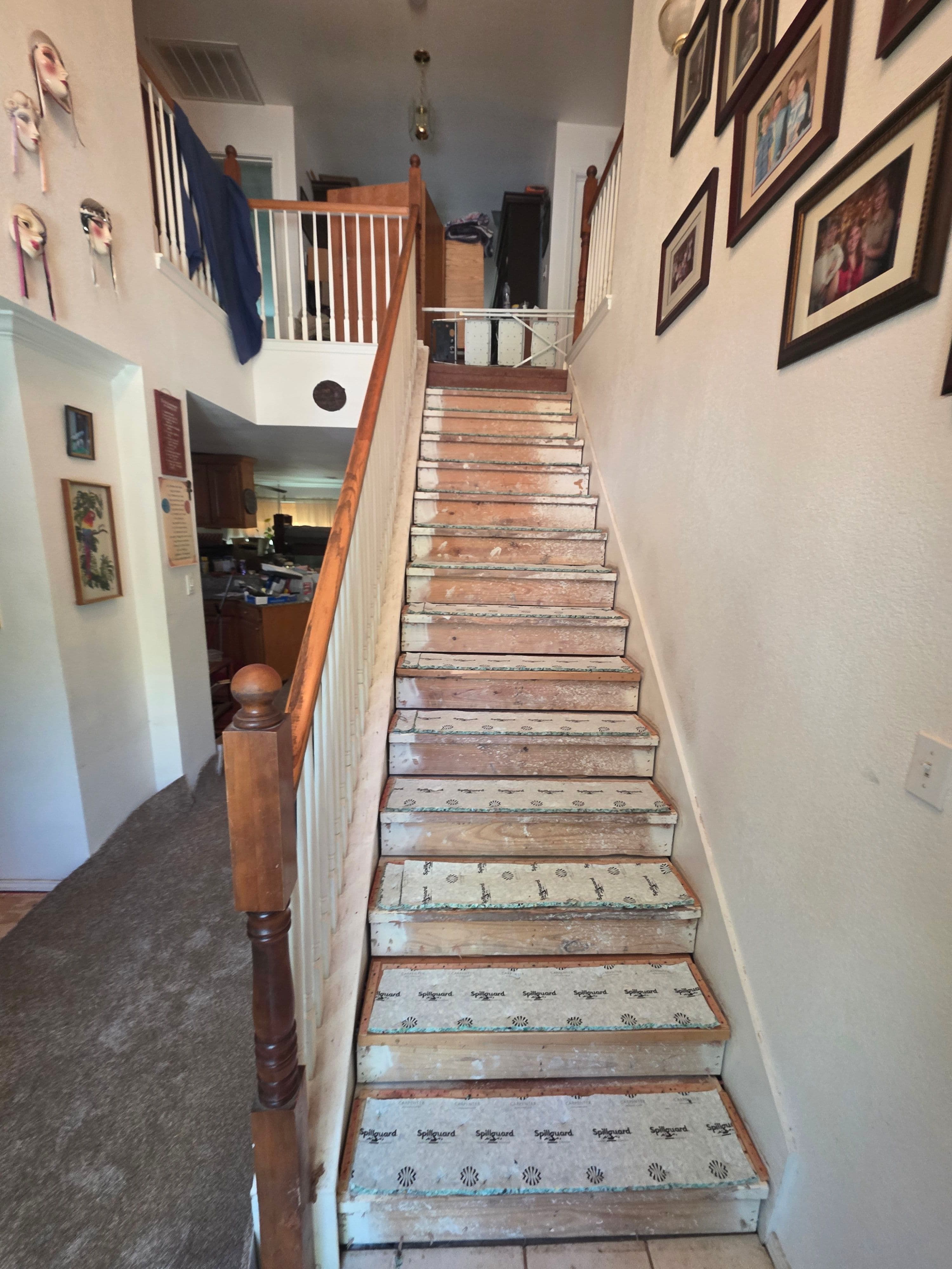 Project 60oz Mohawk Carpet and New Baseboards Installed Throughout This Home image