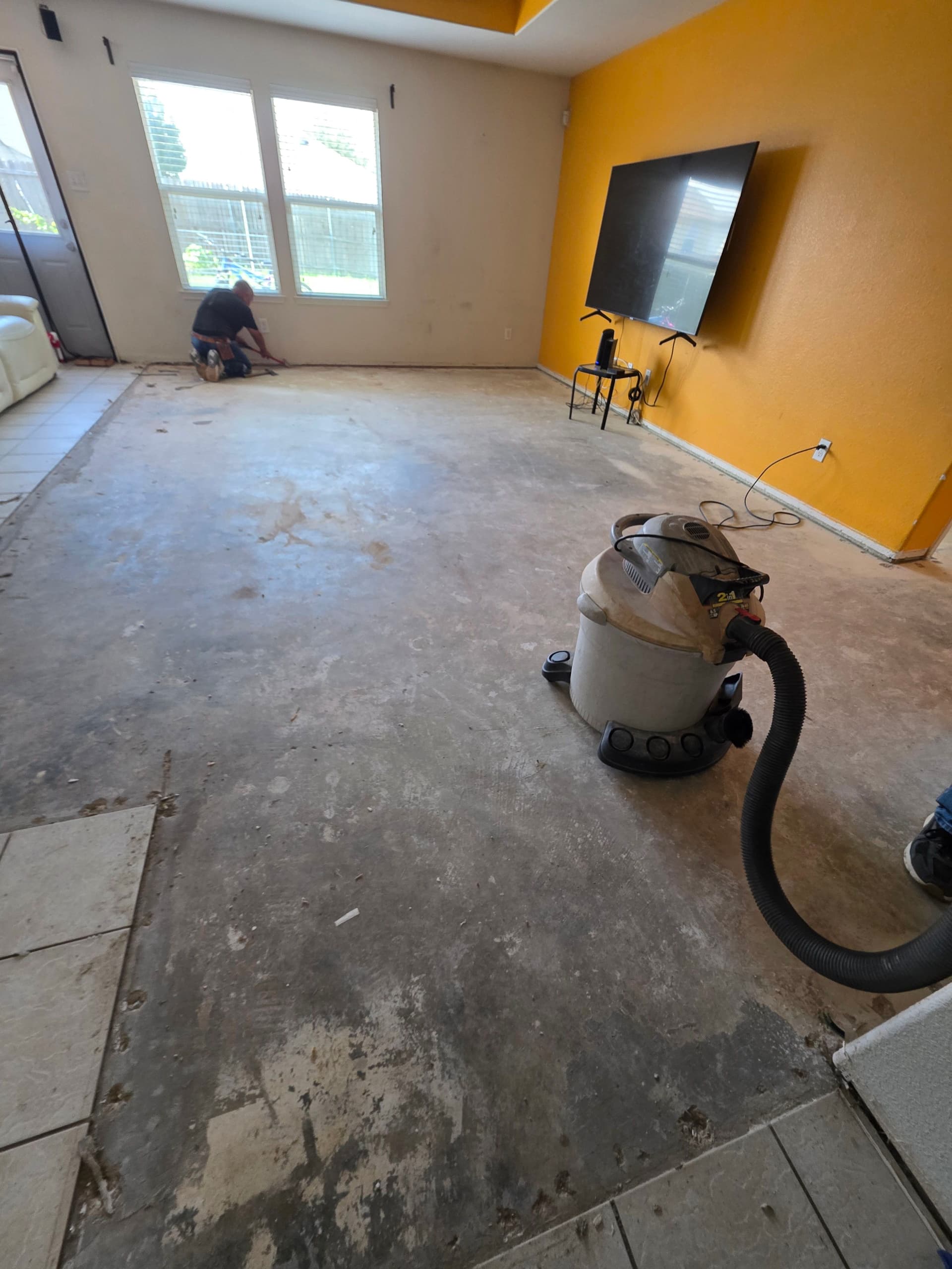 Luxury Vinyl Plank Floor Installation in Fort Worth Home