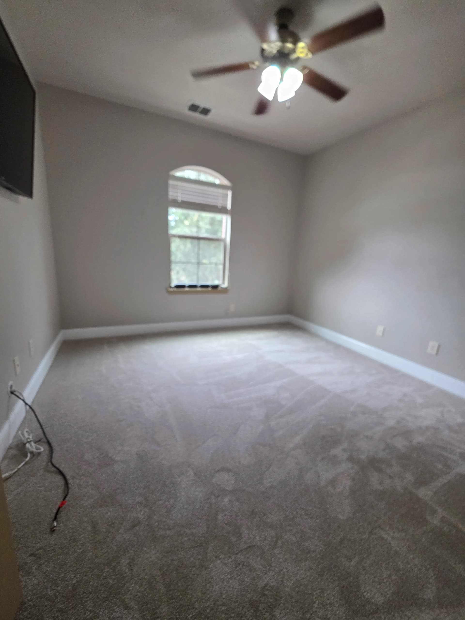 Gallery photos for Full Upstairs Carpet Install With Subfloor and Baseboard Repairs: Image #1