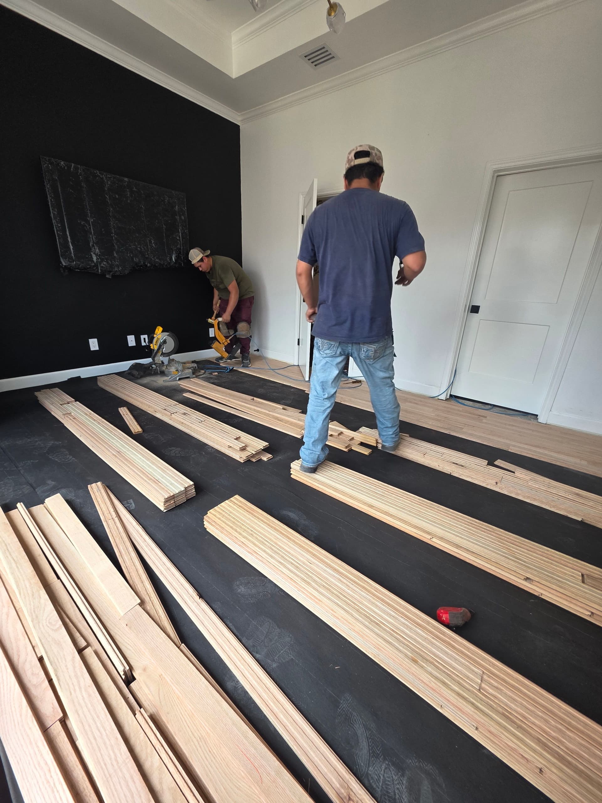 Gallery photos for Hardwood Floor Install and Stain Done Right: Image #4