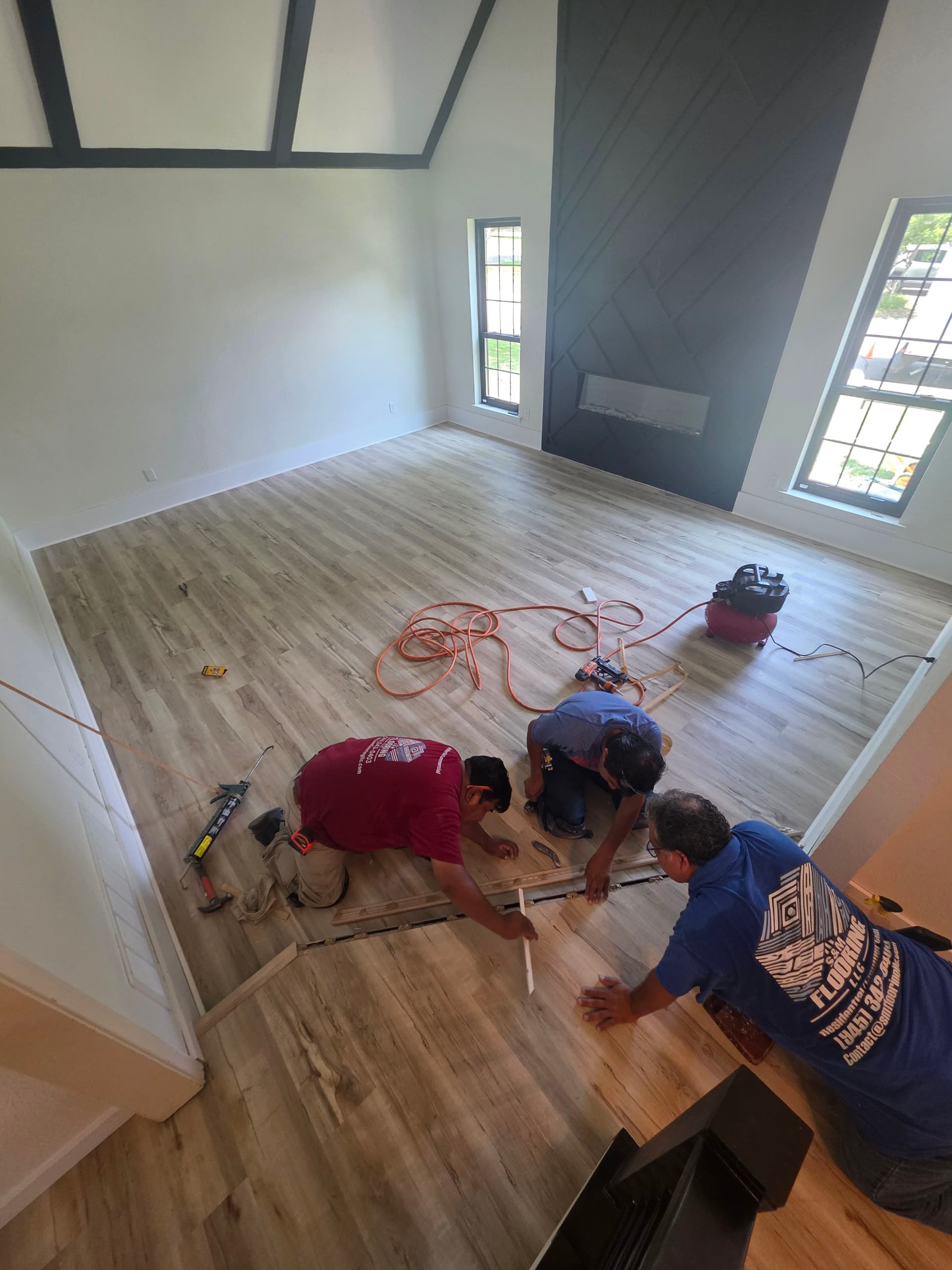 Gallery photos for Worn Carpet and Tile Replaced With Clean LVP Floors: Image #6