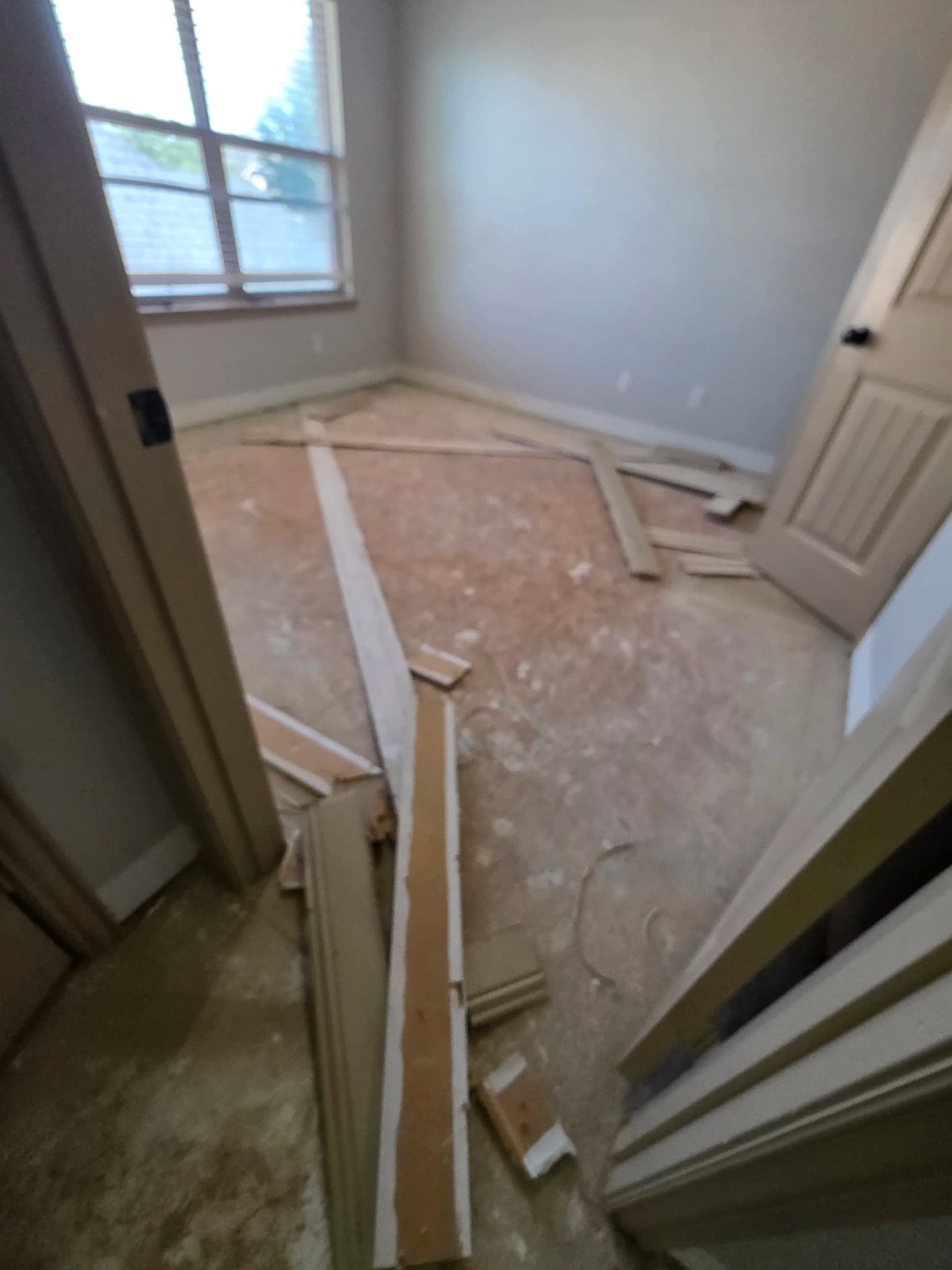 Gallery photos for Full Upstairs Carpet Install With Subfloor and Baseboard Repairs: Image #8