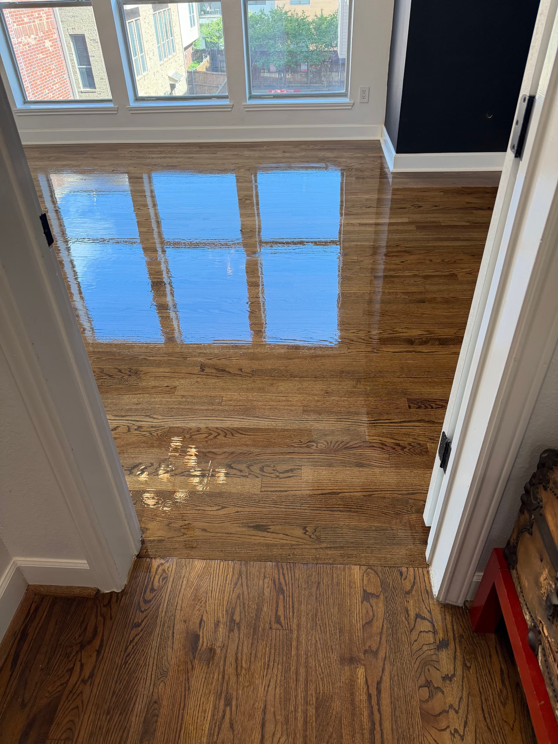 Gallery photos for Hardwood Floor Install and Stain Done Right: Image #3