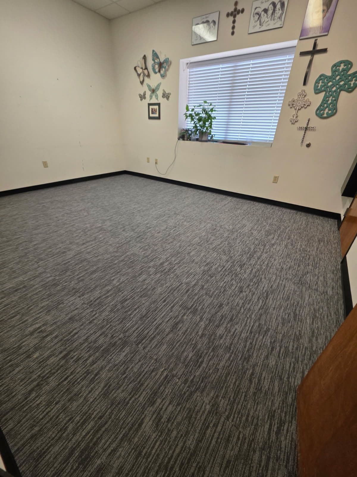 Commercial Office Upgrade with Carpet Tiles in Waxahachie