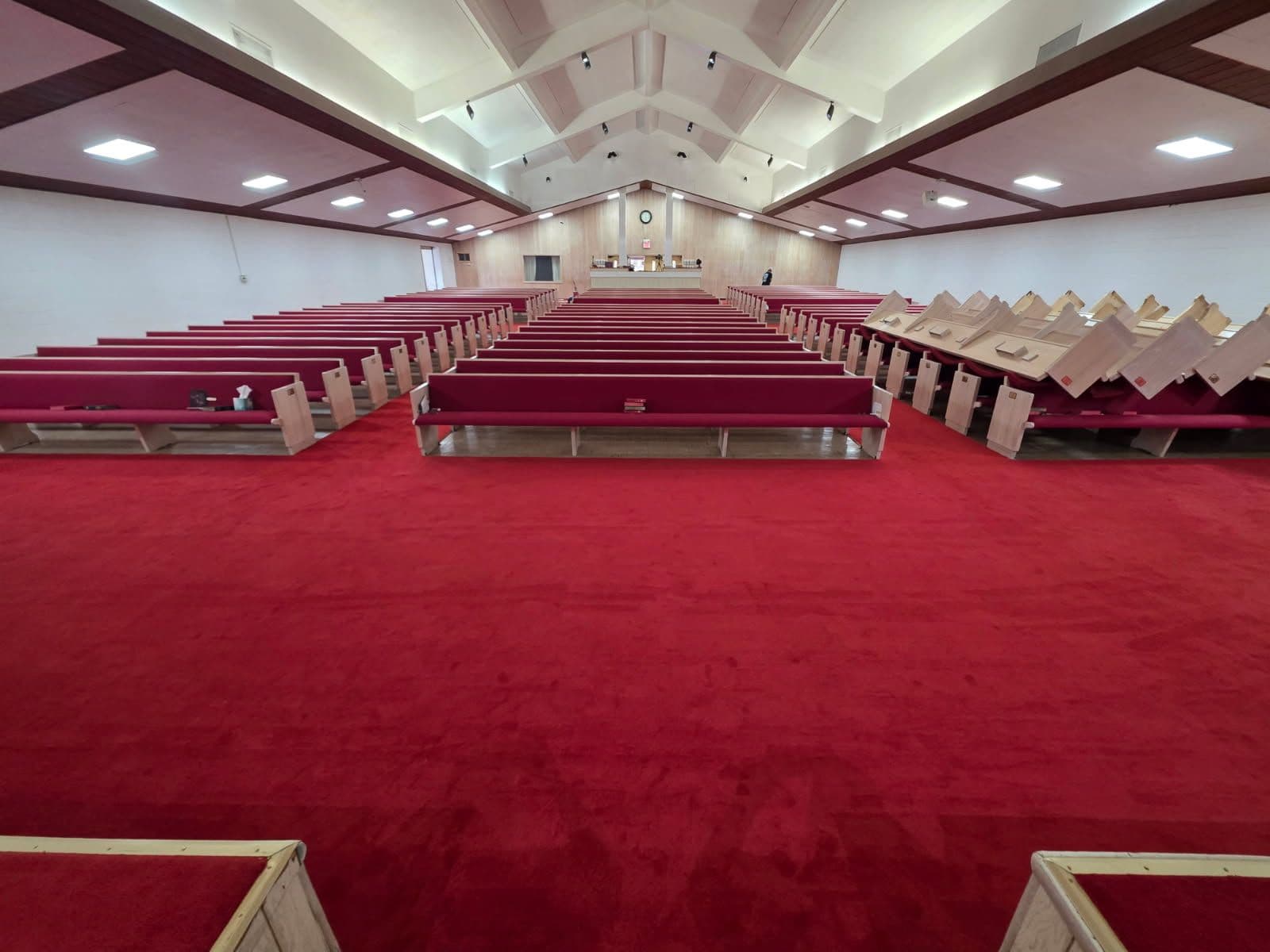 Gallery photos for Stunning Red Carpet Installation at Carter Metropolitan CME Church in Fort Worth: Image #2