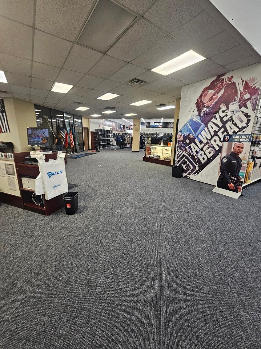 Gallery photos for New Carpet Tile Installation at Galls in Coppell: Image #1