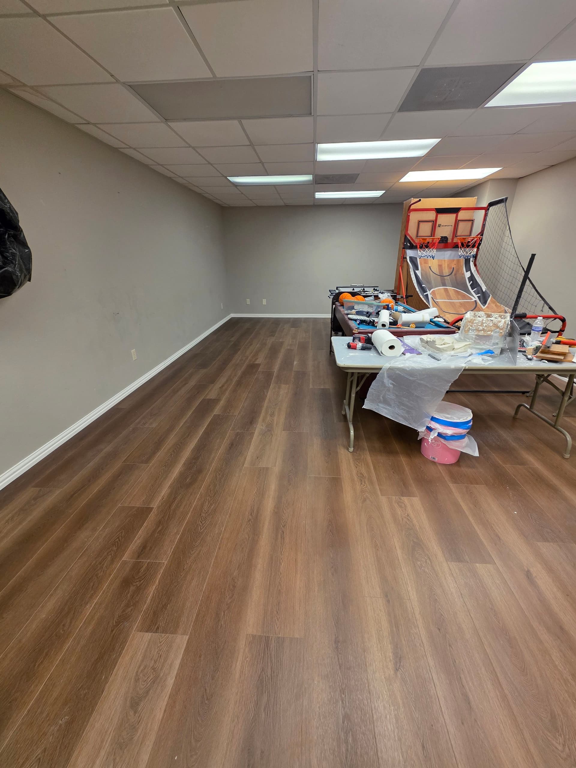 Gallery photos for Old Carpet Out, Luxury Vinyl Plank In at Waxahachie Church: Image #4