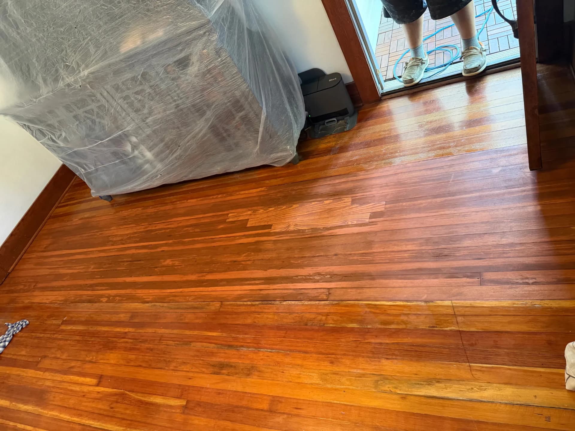 Gallery photos for Old Hardwood Floor Patch, Sand and Stain in Grapevine: Image #7