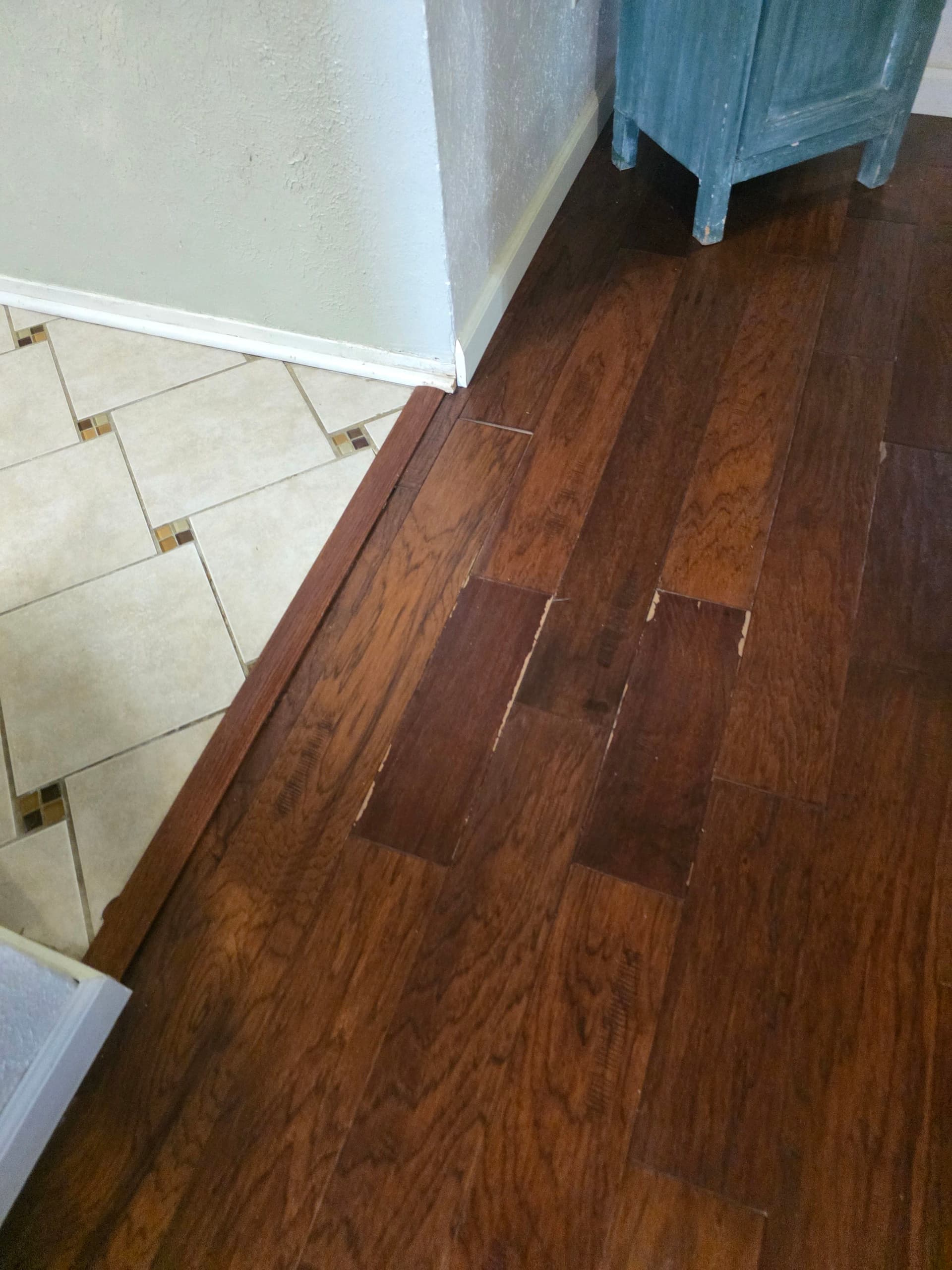 Gallery photos for Dallas Bedroom Gets New LVP After Hardwood Repair: Image #3