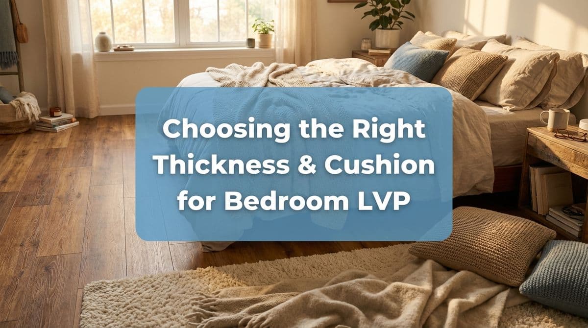 Blog post Choosing the Right Thickness & Cushion for Bedroom LVP image