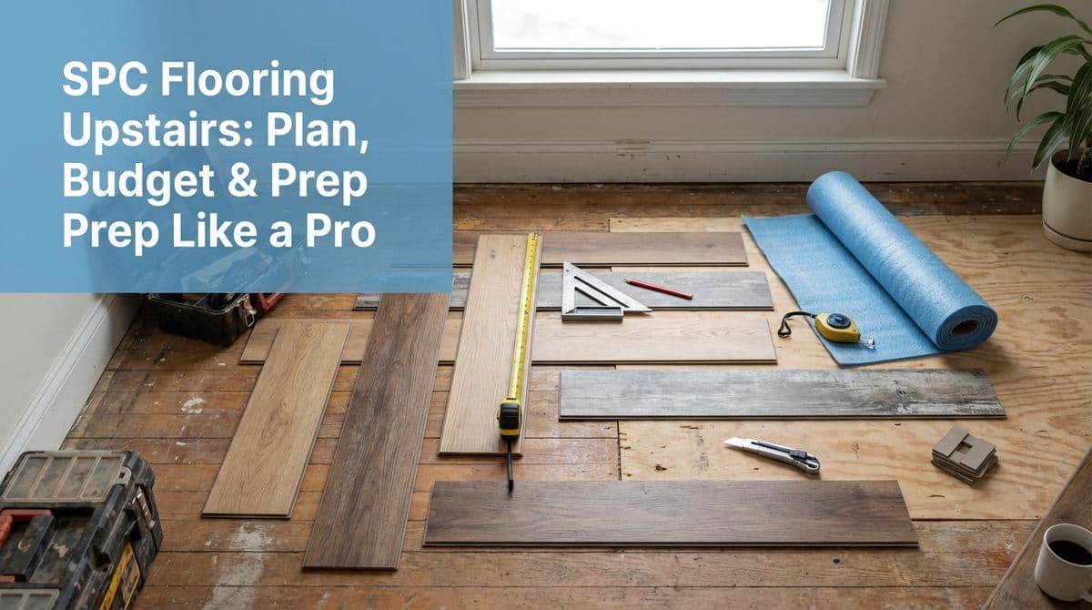 SPC Flooring Upstairs: Plan, Budget & Prep Like a Pro image